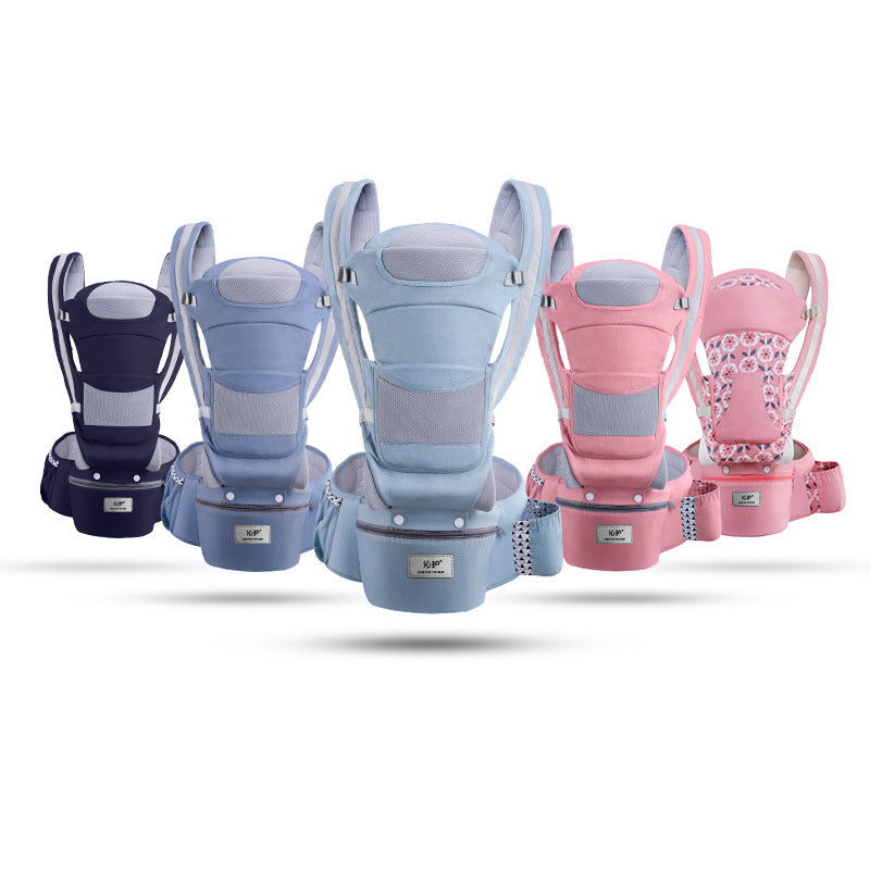 Horizontal Front Holding Multi-Functional Baby Waist Stool Universal Back Hold Baby Carrier With Storage Bag
