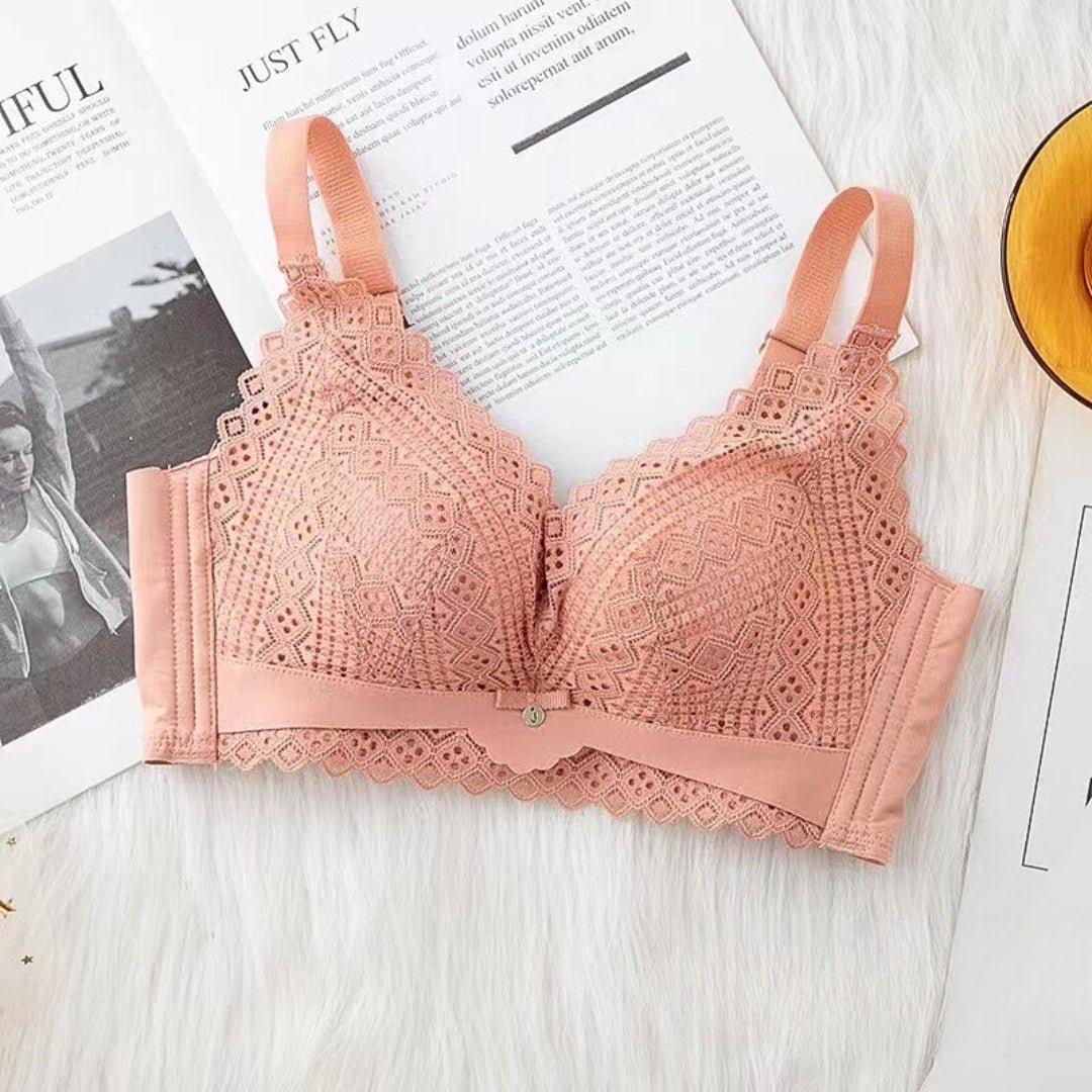 Non-Magnetic Silky AB Cup Medium Thickness Comfortable and Breathable Brassiere
