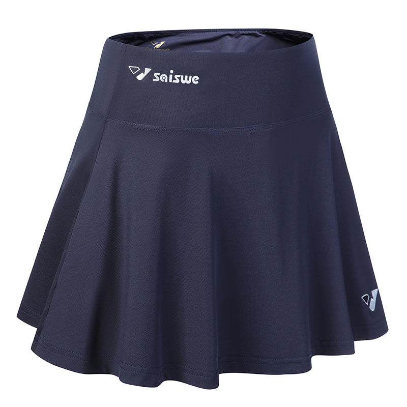 Women's Sports Short Skirt Quick-Drying Breathable Half-Length Pleated Pants Skirt