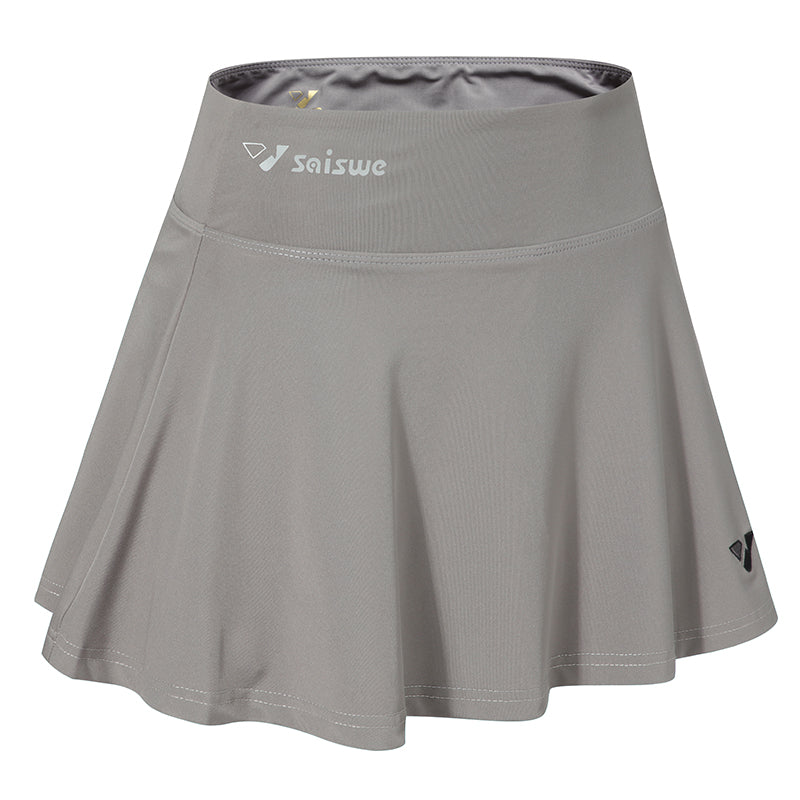 Women's Sports Short Skirt Quick-Drying Breathable Half-Length Pleated Pants Skirt
