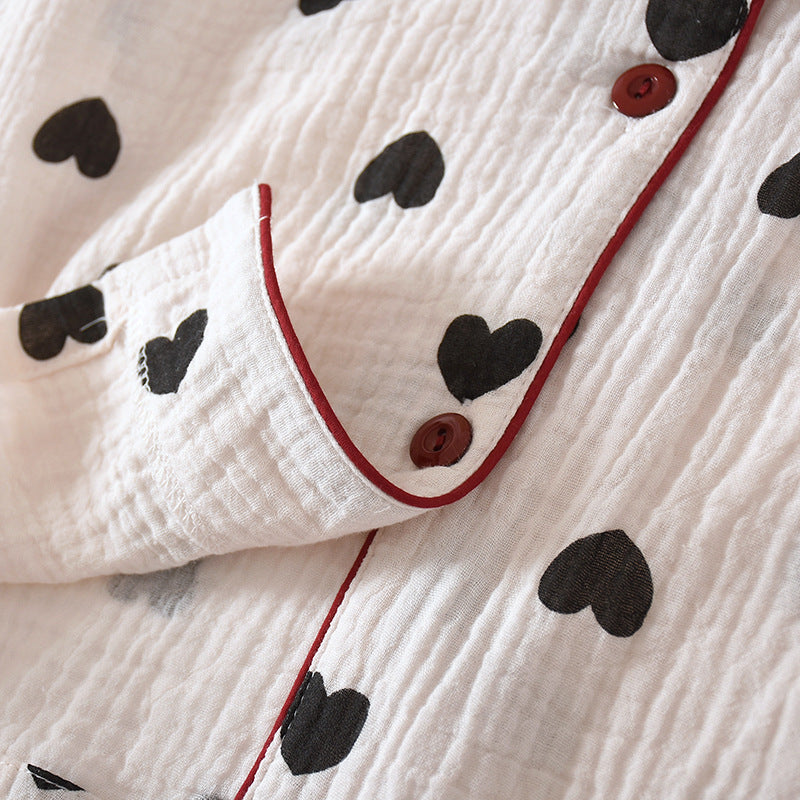 Women's New Double Cotton Yarn Comfortable Breathable Luxury Loungewear