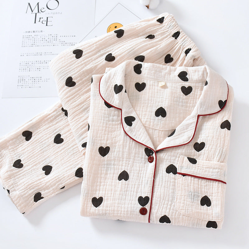 Women's New Double Cotton Yarn Comfortable Breathable Luxury Loungewear