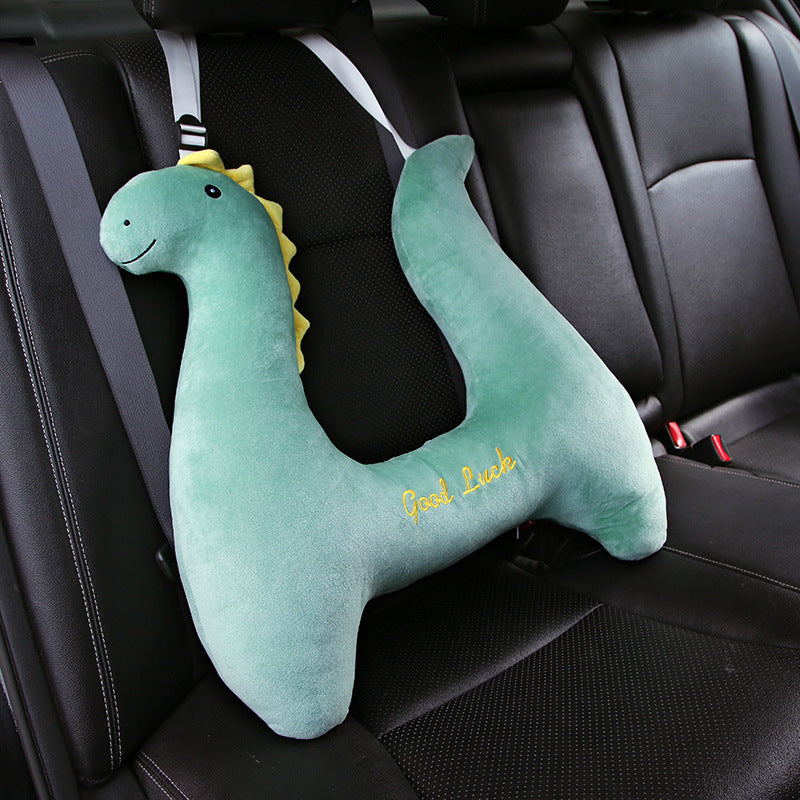 Children's Car Sleeping Car Back Seat Artifact Throw Pillow