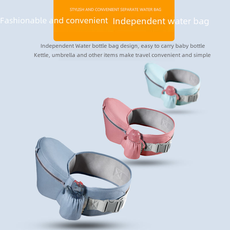 Horizontal Front Holding Multi-Functional Baby Waist Stool Universal Back Hold Baby Carrier With Storage Bag
