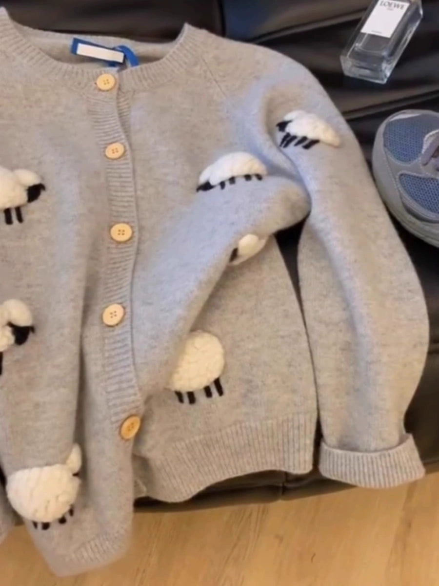 Women's High European Versatile Knitted Cardigan Sweater
