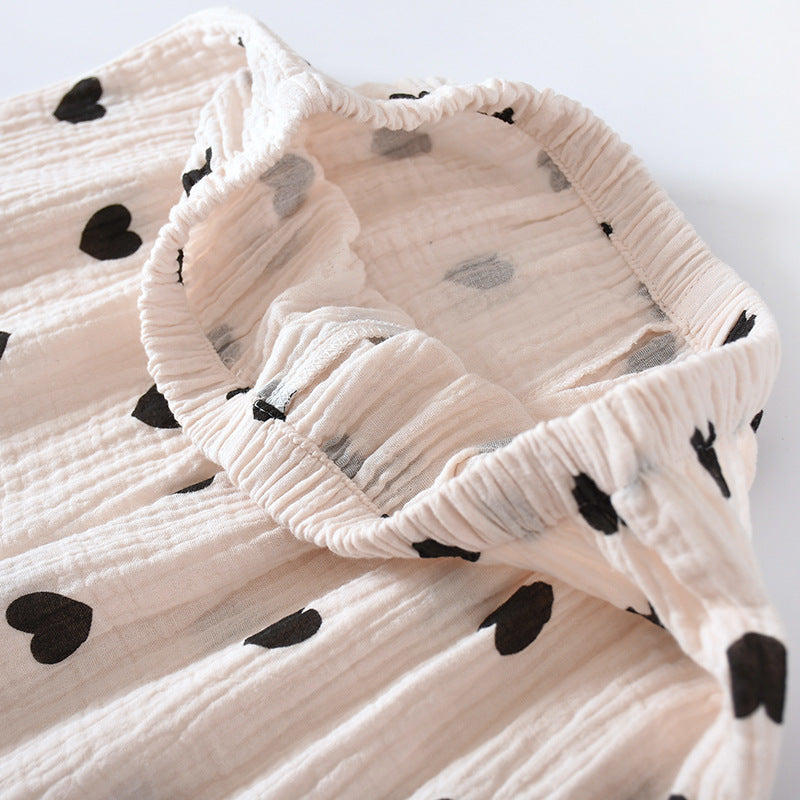 Women's New Double Cotton Yarn Comfortable Breathable Luxury Loungewear