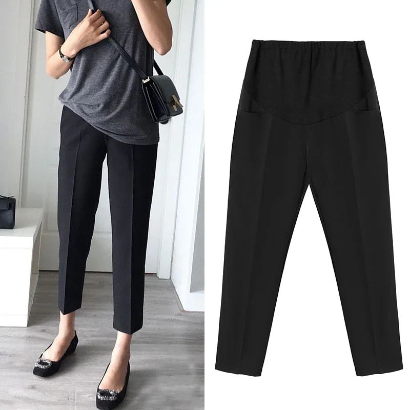 Maternity Work Pants Pregnancy Extender Office Wear Clothin