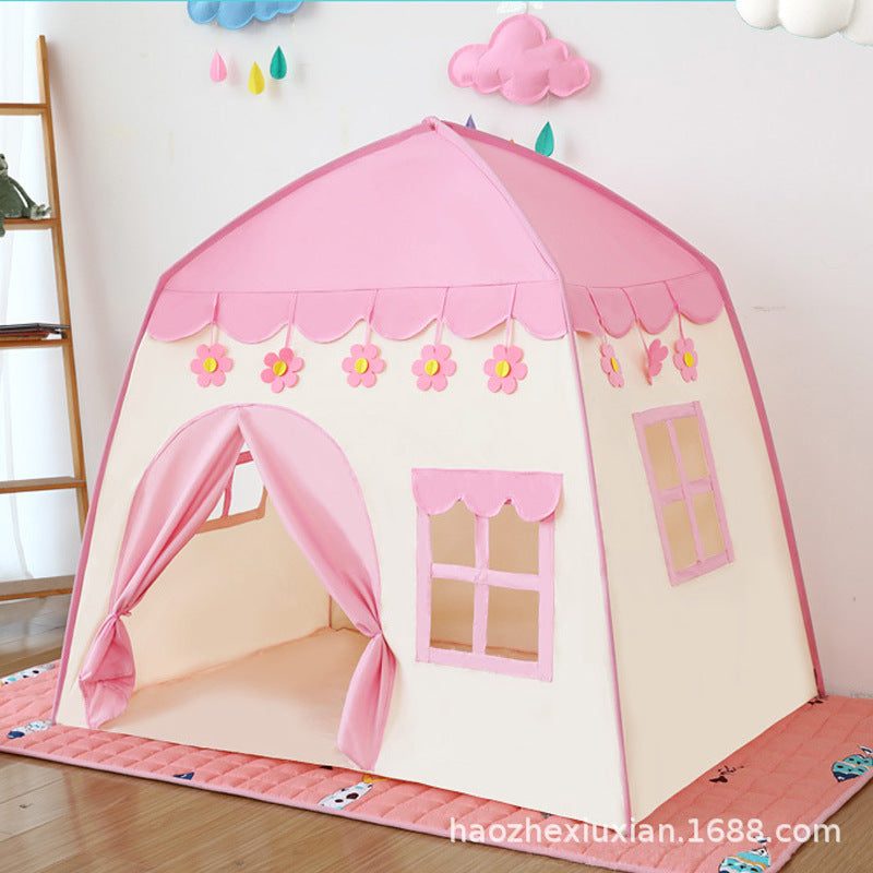 Children's Fun Creative Indoor Playhouse Baby Room Tent Cloth Dollhouse Indoor Castle