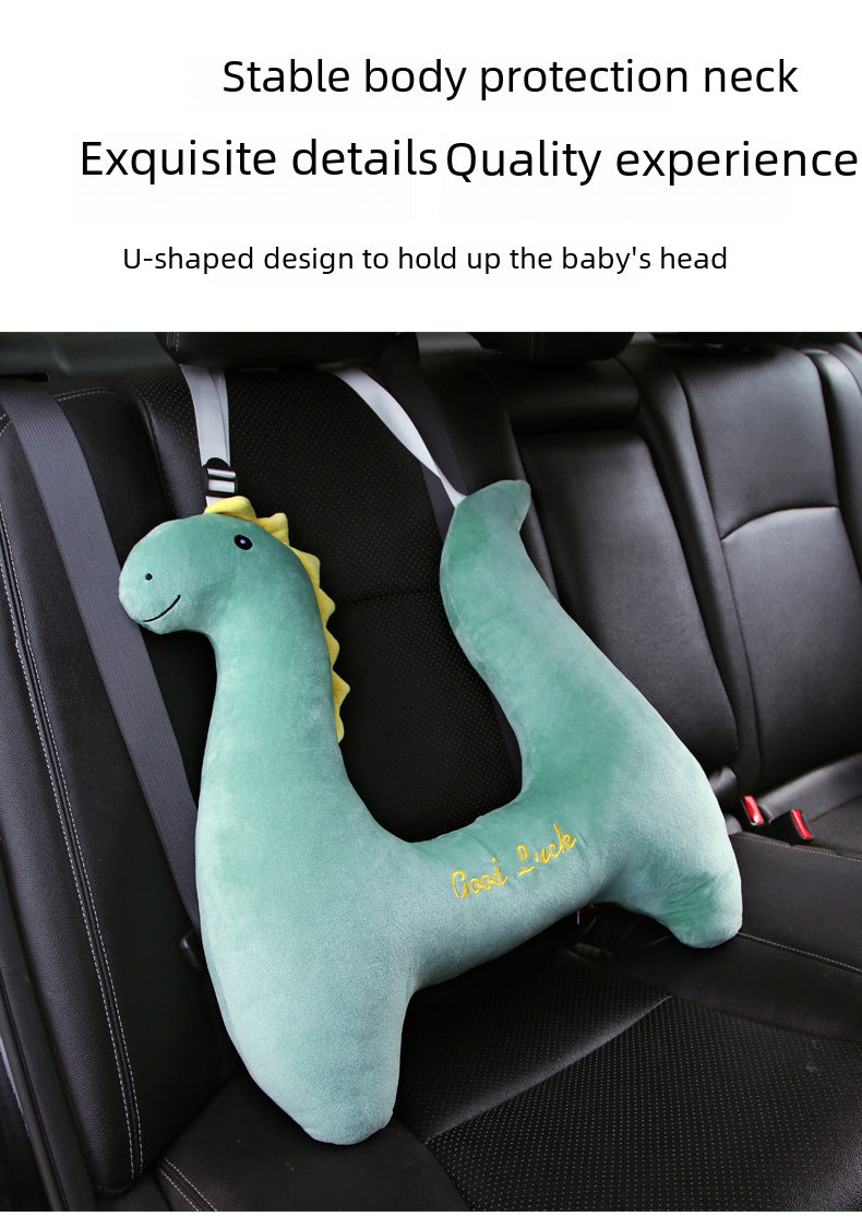 Children's Car Sleeping Car Back Seat Artifact Throw Pillow