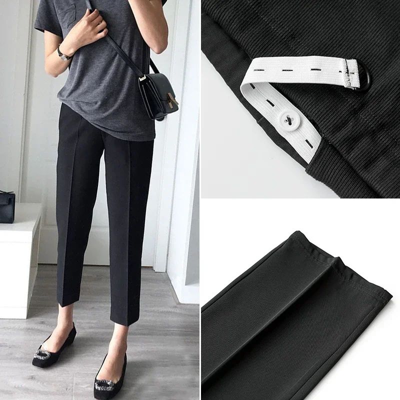 Maternity Work Pants Pregnancy Extender Office Wear Clothin