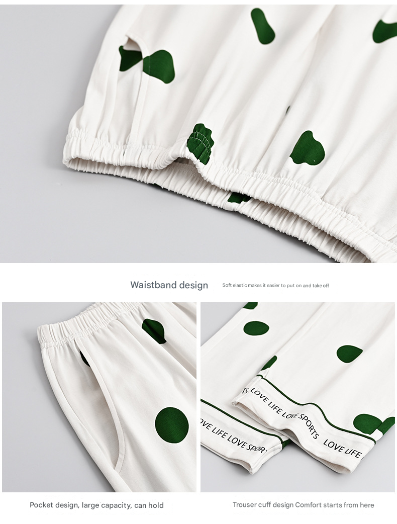 Dotty Delight Lycra Cotton Polka Dot Pajamas with French Collar Luxury Loungewear