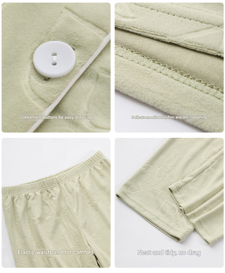 Luxurious Pirate Velvet Winter Loungewear With Printed Love Design