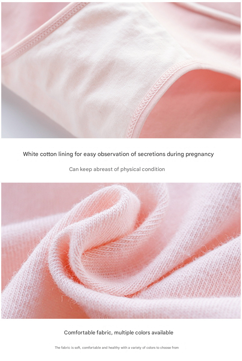 New Maternity Belly Support Plus Size Cotton Panties 3 in 1 Set