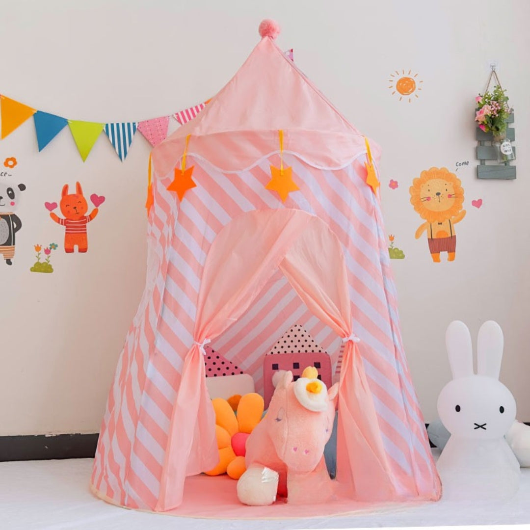 Baby's Birthday Indoor Playhouse Castle Tent