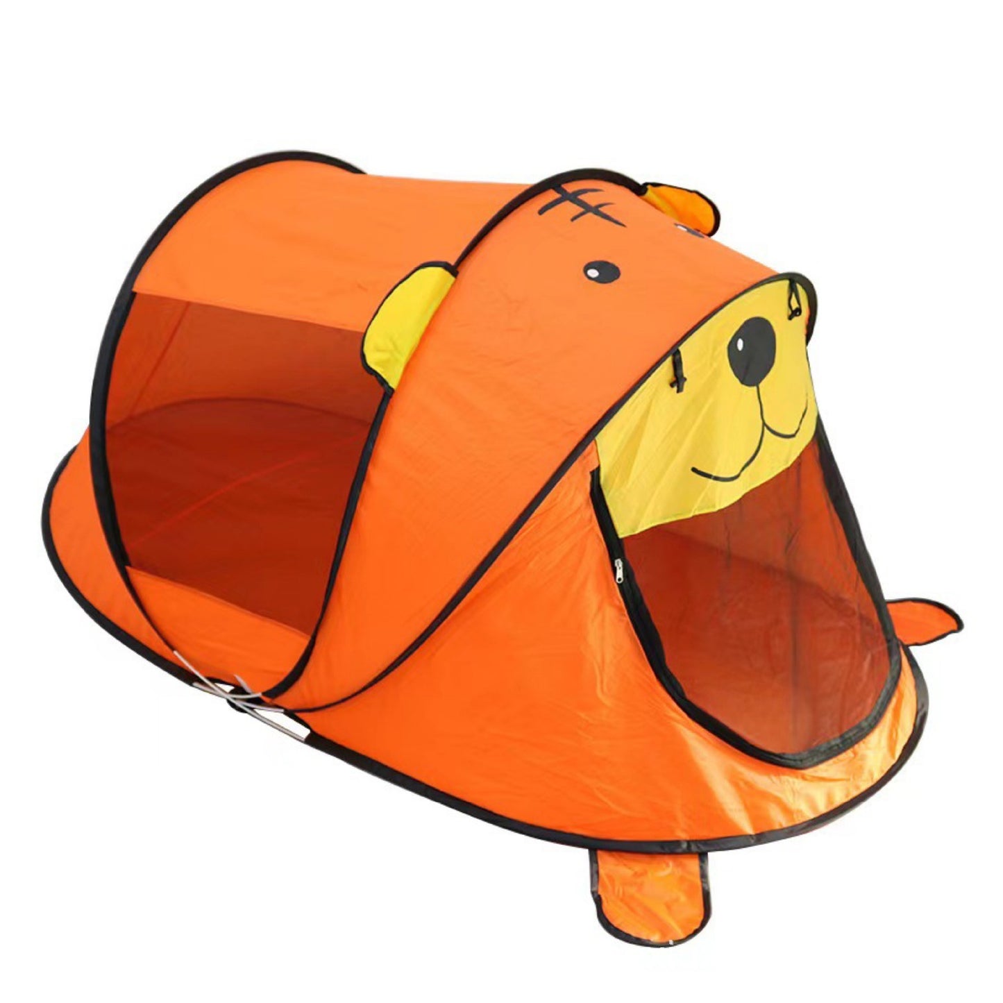 Kids Indoor Dollhouse Tiger Dinosaur Cartoon Foldable Tent