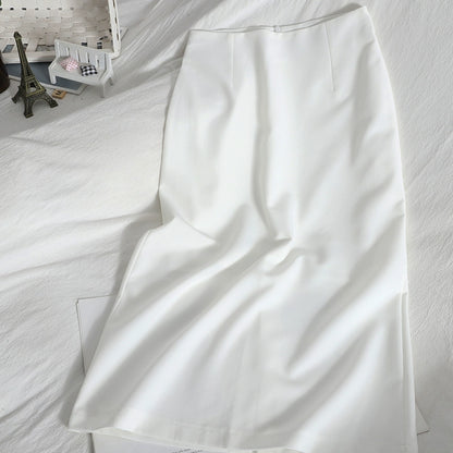 Women's Formal Gentle one-step skirt with slits