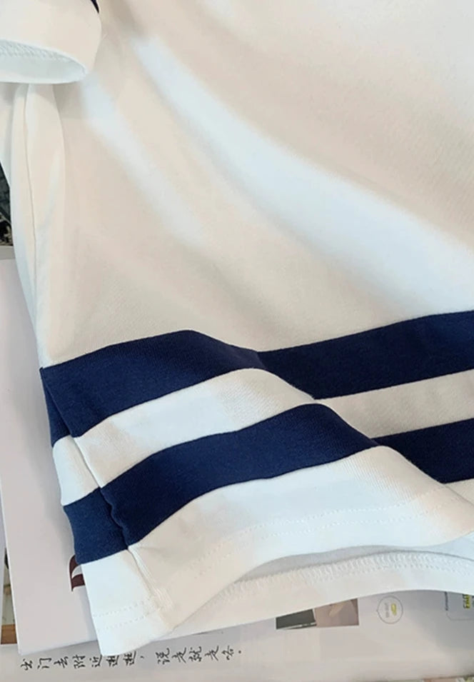 Modern Sportswear Short-Sleeved Two-Piece Set For Woman