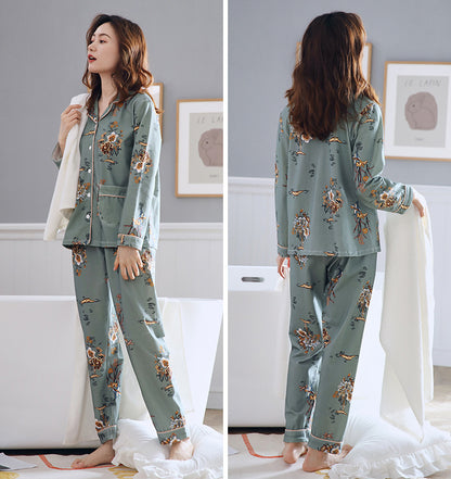 Luxury Comfortable Loose Fit Breathable Cotton PJ Set