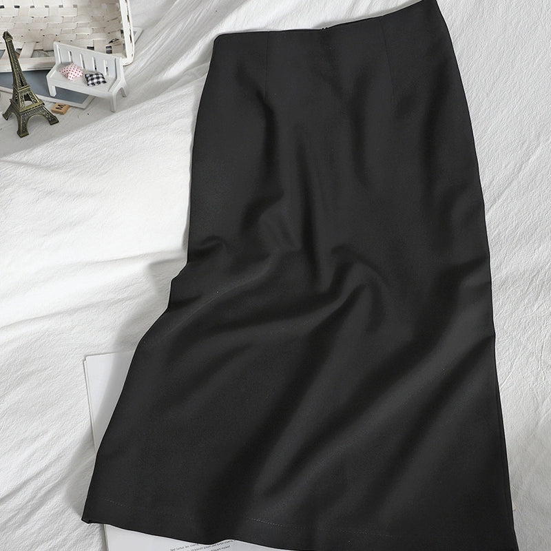 Women's Formal Gentle one-step skirt with slits