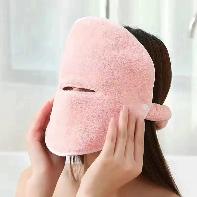 Hot And Cold Compresses Moisturizing Hydrating Thickening Absorbent Face Towel Mask