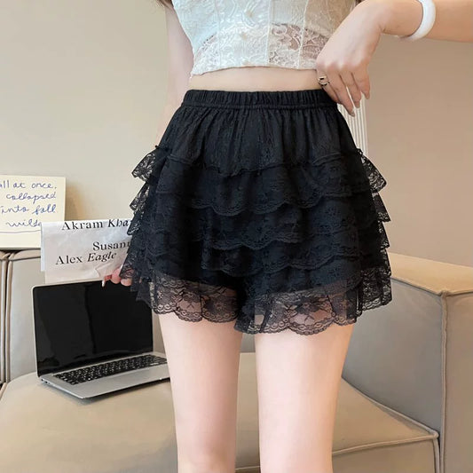 Women's Summer Friendly Cake skirt lace pants