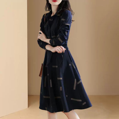 High-end Luxury Coller Formal Dress With Belt