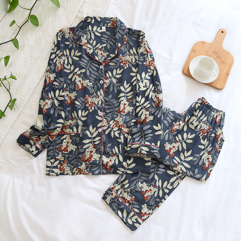 Elegance Printed Sunny Summer Cotton Silk & Rayon Two-Piece PJ Suit For Women