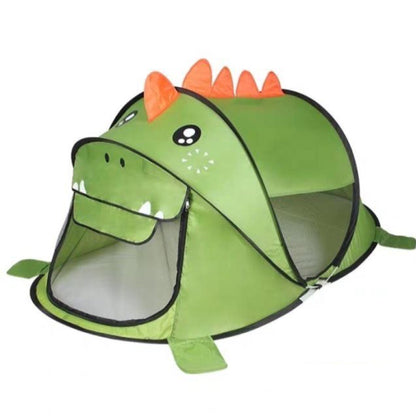 Kids Indoor Dollhouse Tiger Dinosaur Cartoon Foldable Tent