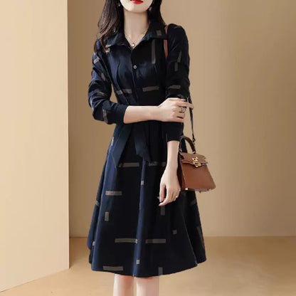 High-end Luxury Coller Formal Dress With Belt