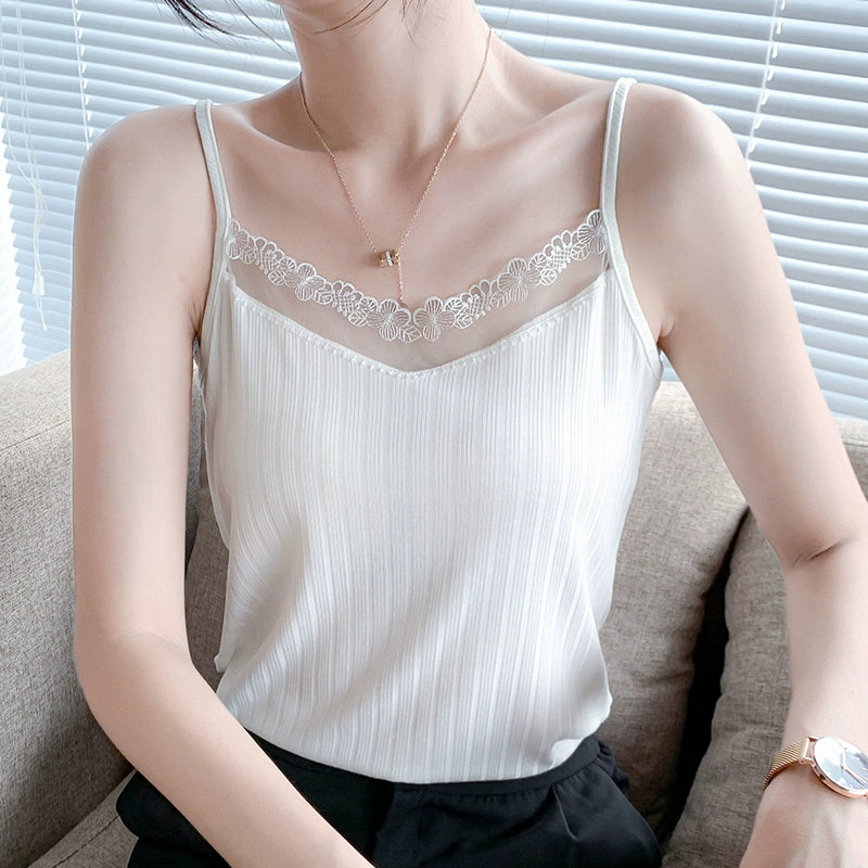 Modal cotton base camisole, thin and close-fitting tops