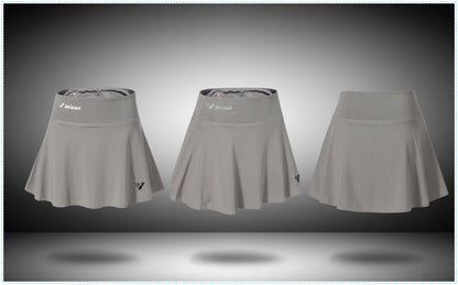 Women's Sports Short Skirt Quick-Drying Breathable Half-Length Pleated Pants Skirt