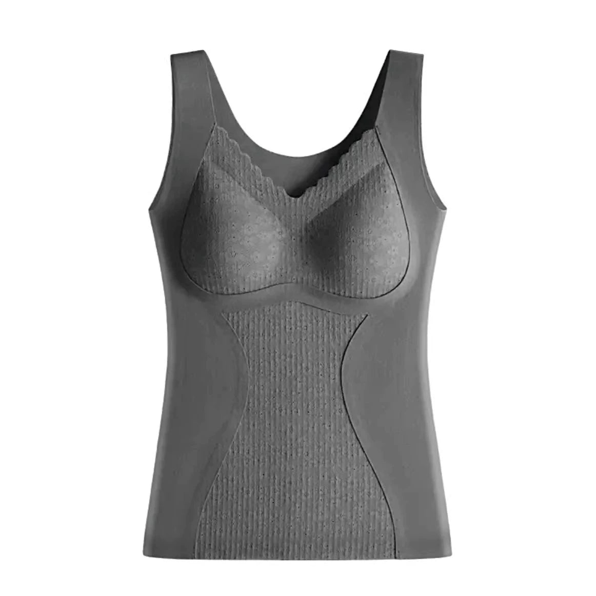 Winter Thermal Vest For Women's Inner-Wear With Bra Pads