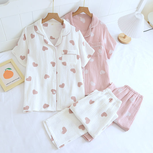 Cute and Cozy Soft and Breathable Cotton Pajama Sleepwear Set