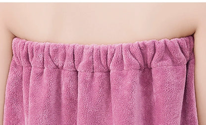 Women's Bath Towels Worn And Wrapped Non-Cotton Absorbent Bath Skirt Bathrobe