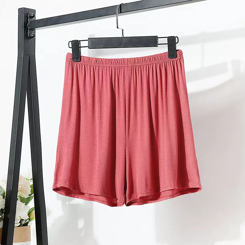 Solid color women's summer loose high waist elastic pant