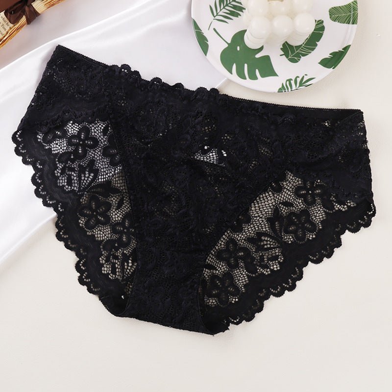 European Style Lace Briefs Comfortable Panties