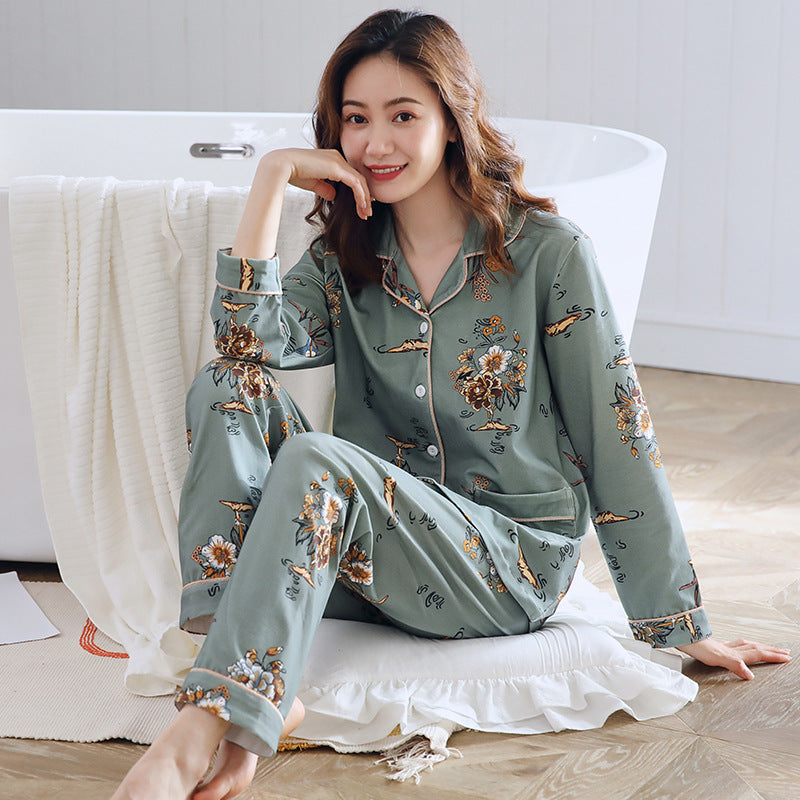 Luxury Comfortable Loose Fit Breathable Cotton PJ Set