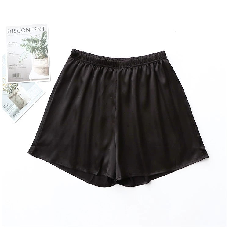 Women's Summer Shorts Thin Ice Satin Silk Home wear