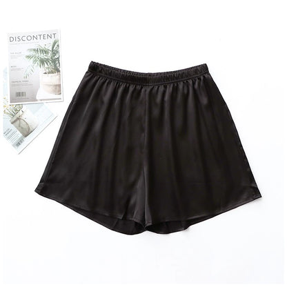 Women's Summer Shorts Thin Ice Satin Silk Home wear