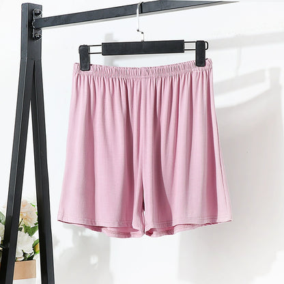 Solid color women's summer loose high waist elastic pant