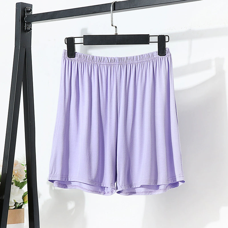 Solid color women's summer loose high waist elastic pant