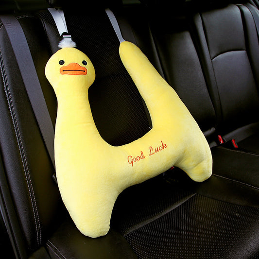 Children's Car Sleeping Car Back Seat Artifact Throw Pillow