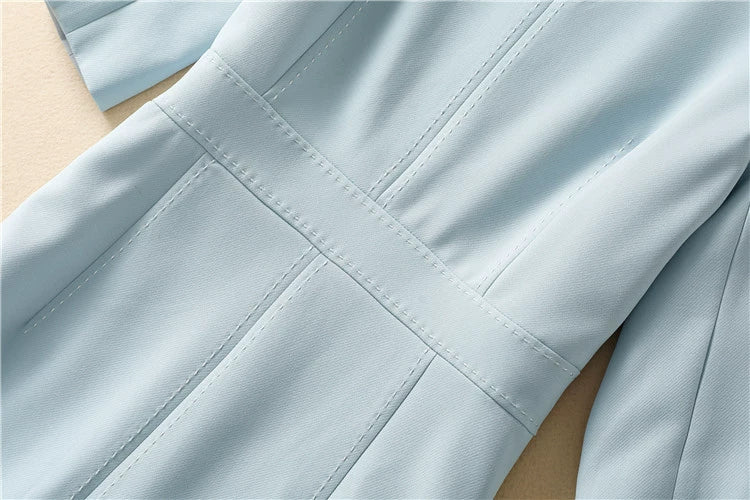 Luxury Mark-Cut Slim Hip Fit and Mid-Length Dresses