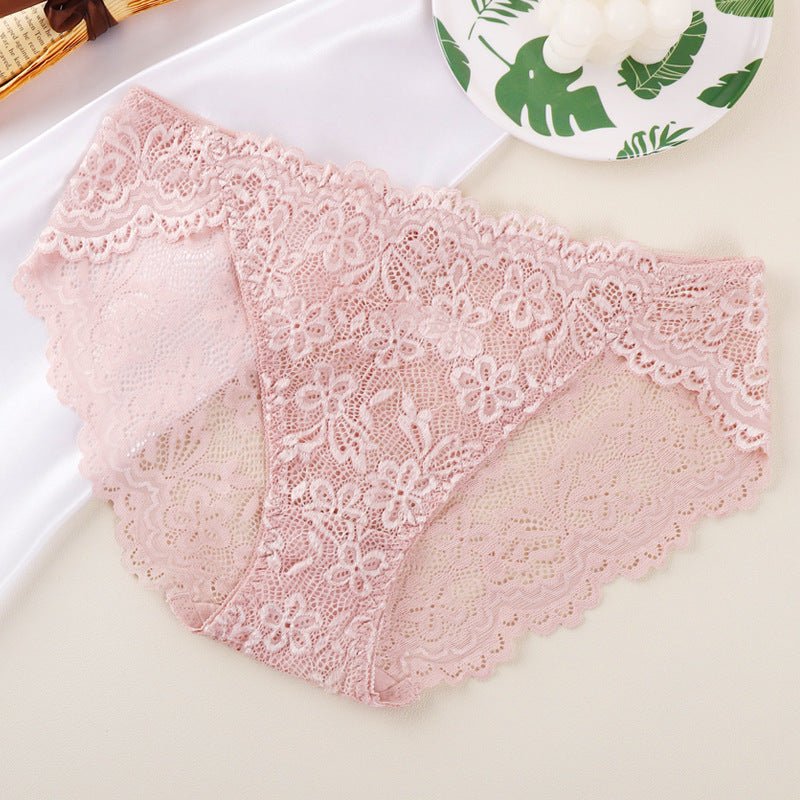 European Style Lace Briefs Comfortable Panties