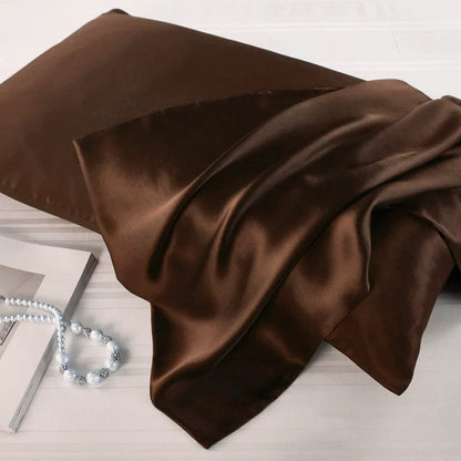 Imitation ice Silk Pillow Cover For Good Hair & Sleep