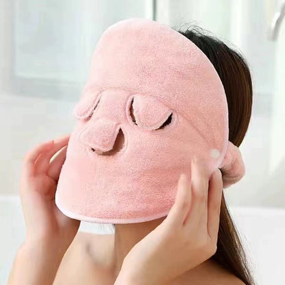 Hot And Cold Compresses Moisturizing Hydrating Thickening Absorbent Face Towel Mask