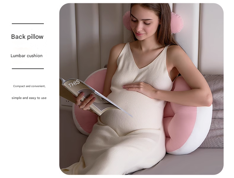 Ergonomic U-Shaped Pregnancy Pillow with Waist and Belly Support