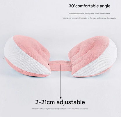 Ergonomic U-Shaped Pregnancy Pillow with Waist and Belly Support