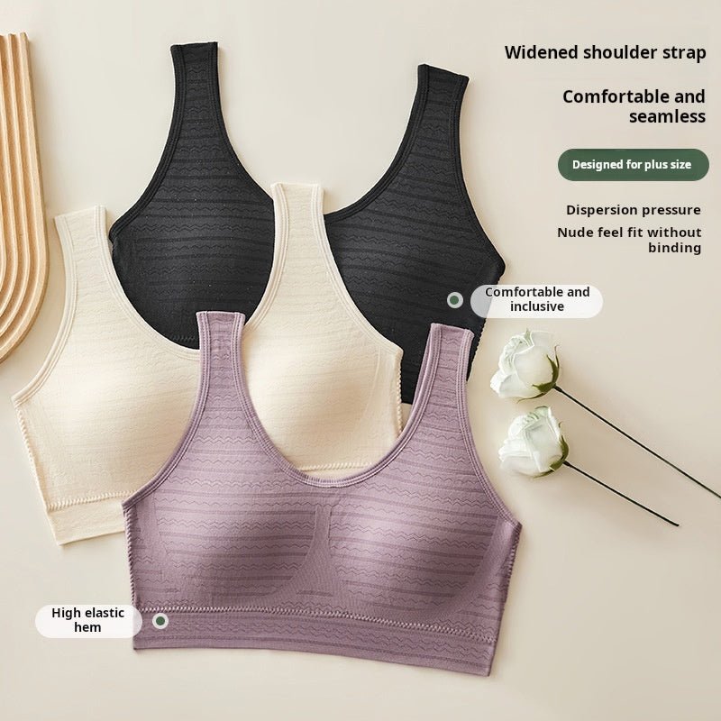 Fixed Cup High Quality Padded Cotton Breathable Sports and Yoga Bra