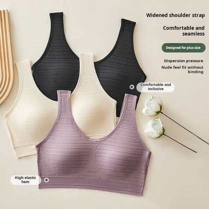 Fixed Cup High Quality Padded Cotton Breathable Sports and Yoga Bra